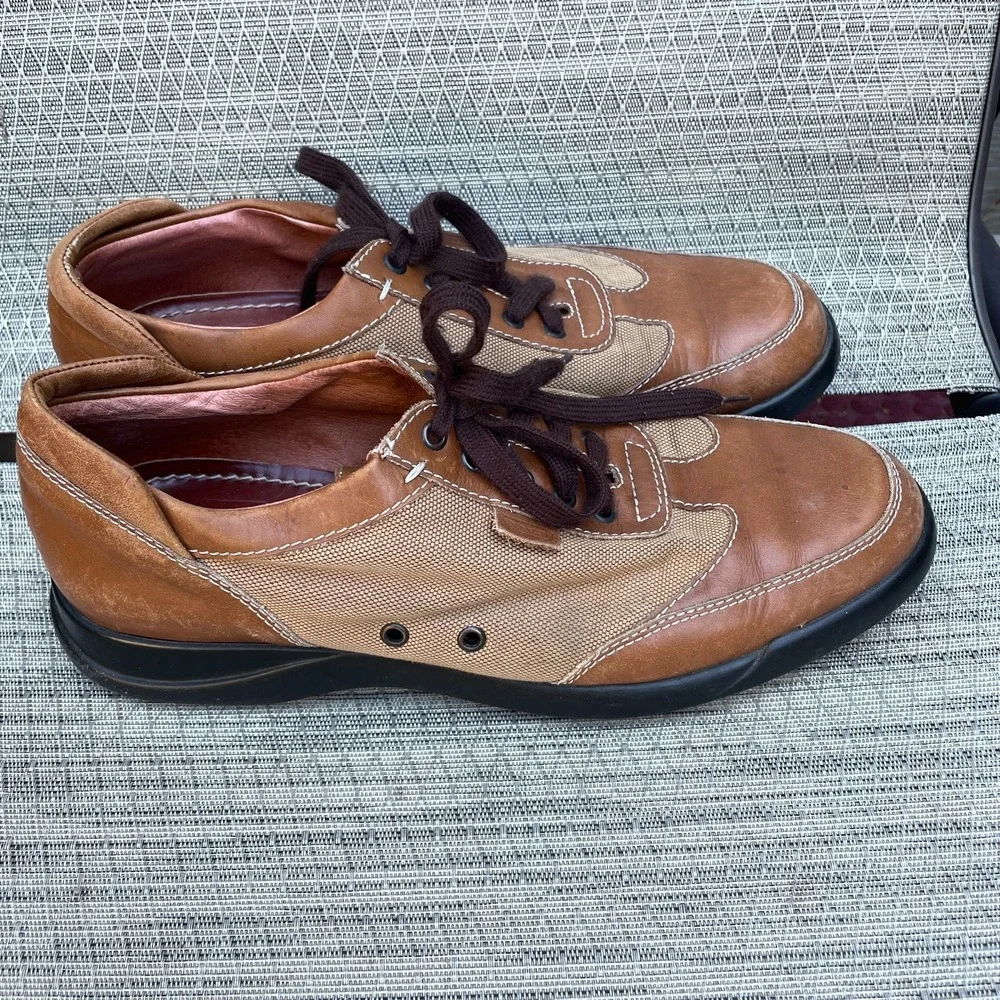 Coach Mens Size 11 D Timothy Casual Dress Shoe Made In Italy Brown‎ Tan P 992